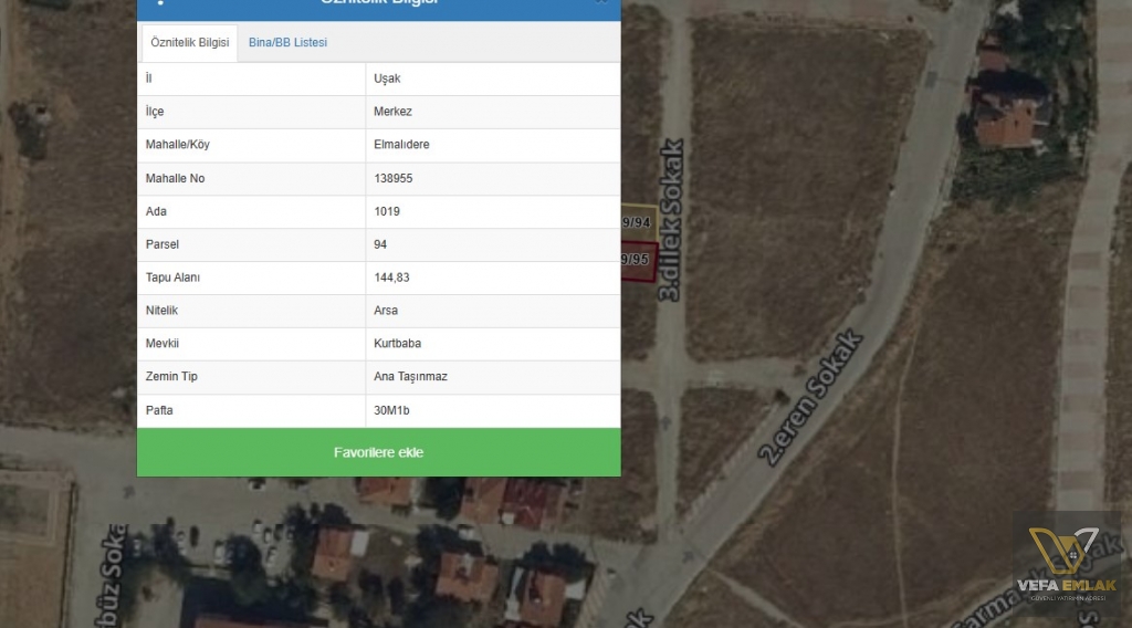 ELMALIDERE HASİBE VE MAZHAR İLKOKULU YAKINI SATILIK 2 PARSEL SATILIK ARSA