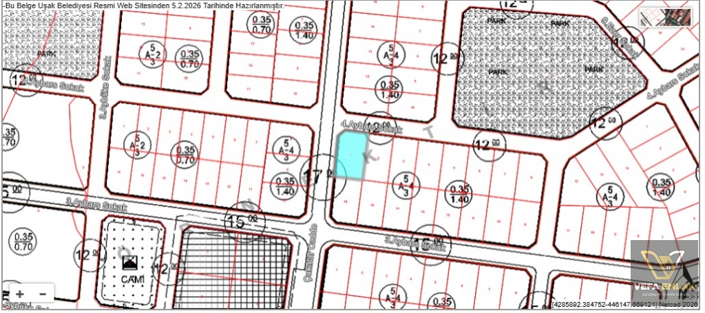 FEN İŞLERİ YAKININDA 12 DAİRELİK 749 m2 ANA YOLA CEPHE SATILIK ARSA