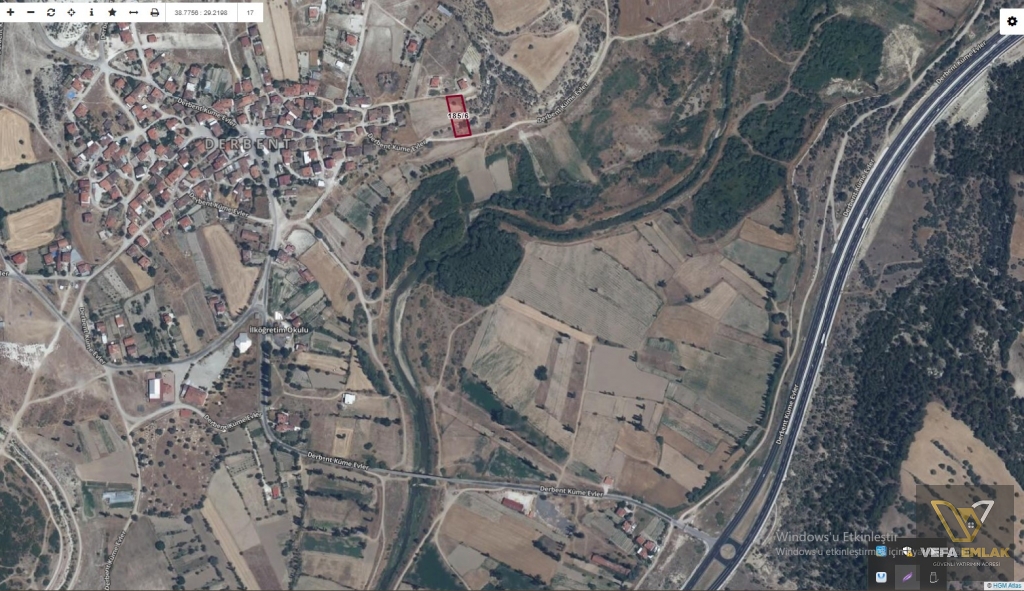 DERBENT KÖY İÇİNDE 1.200 m2 SATILIK ARSA