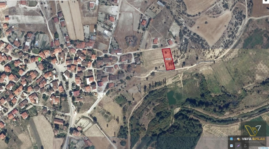 DERBENT KÖY İÇİNDE 1.200 m2 SATILIK ARSA