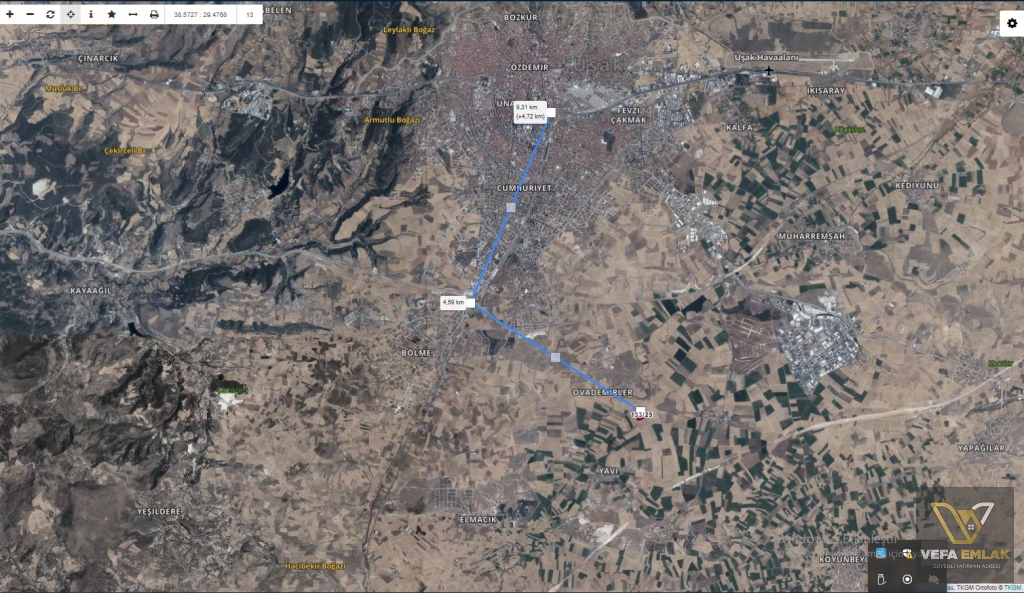 UŞAK MERKEZ YAVU KÖYÜ’NDE 25.779 M2 YATIRIMLIK FIRSAT ARAZİ!
