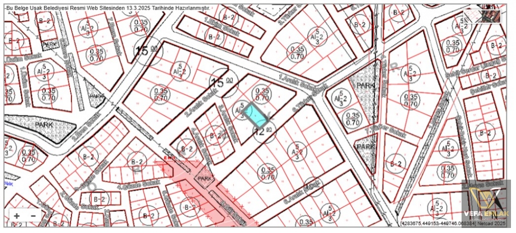 ELMALIDERE MAHALLESİ'NDE SATILIK 332 m2 ARSA
